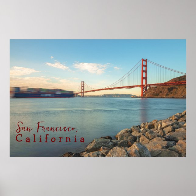 Golden Gate Morning Poster (Vorne)