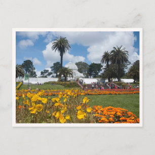 Golden Gate Park San Francisco Blumen Postkarte
