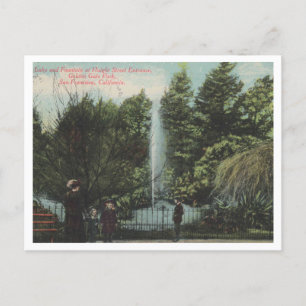 Golden Gate Park, San Francisco Haight Street 1912 Postkarte