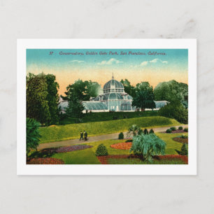 Golden Gate Park, San Francisco Vintag Postkarte