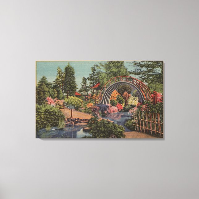 Golden Gate ParkTea Garden - San Francisco, CA Leinwanddruck (Vorderseite)