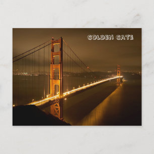 Golden Gate Postkarte