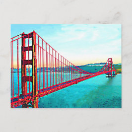 Golden Gate Postkarte