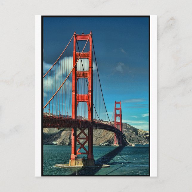 Golden Gate Postkarte (Vorderseite)