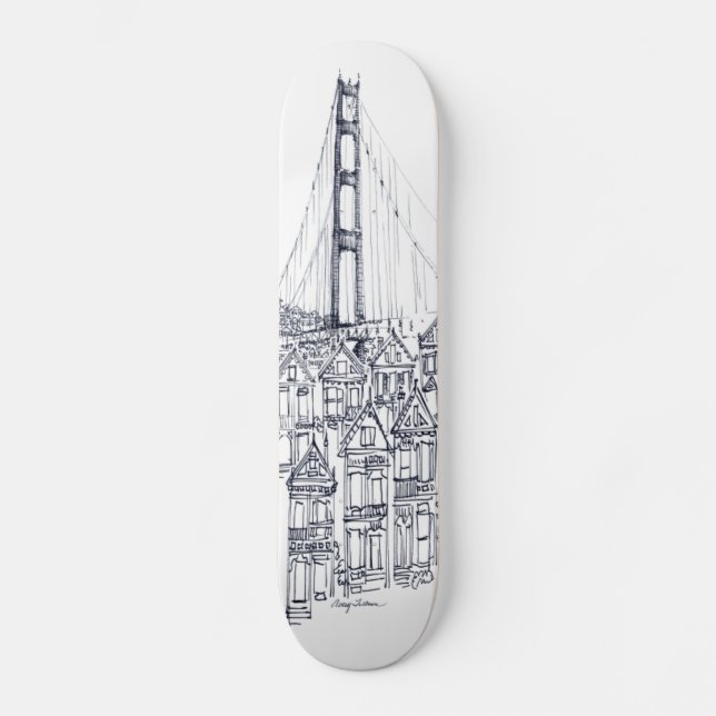 Golden Gate Skateboard (Vorderseite)