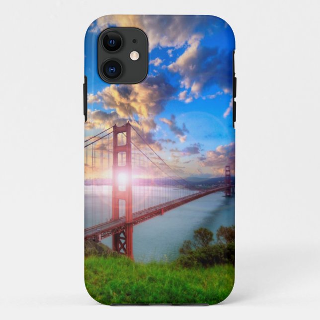 Golden Gate-Sonnenaufgang Case-Mate iPhone Hülle (Rückseite)