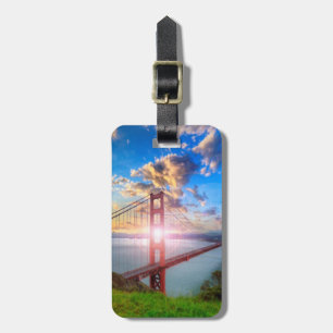 Golden Gate-Sonnenaufgang Gepäckanhänger