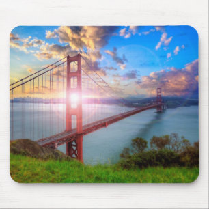 Golden Gate-Sonnenaufgang Mousepad
