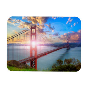 Golden Gate Sunrise Magnet