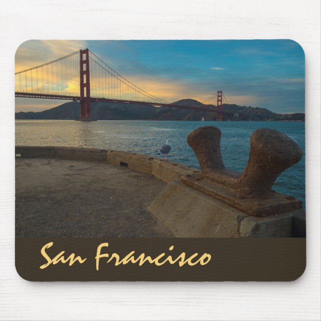 Golden Gate Sunset Mousepad (Vorne)