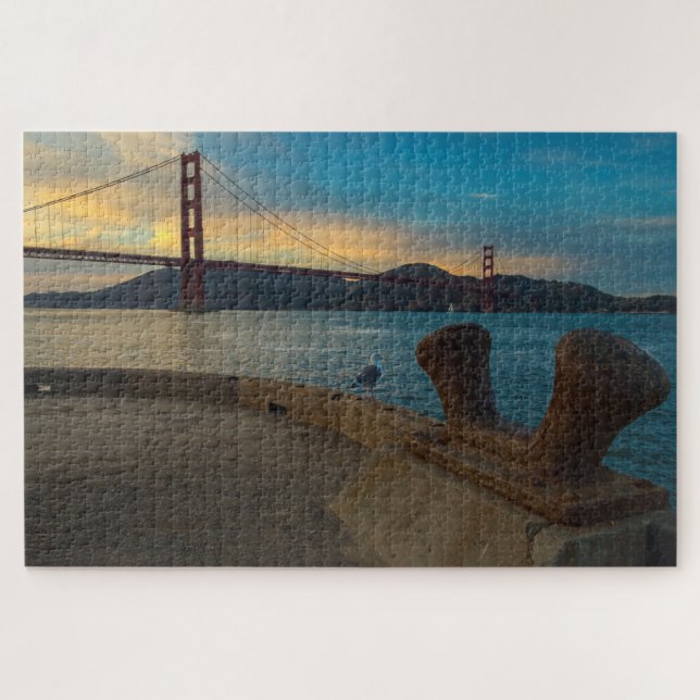 Golden Gate Sunset Puzzle (Horizontal)