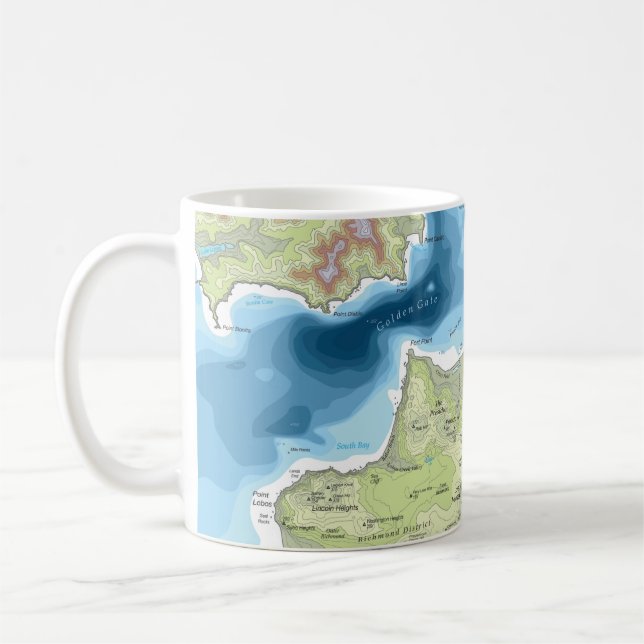 Golden Gate und San Francisco Bay Tasse (Links)