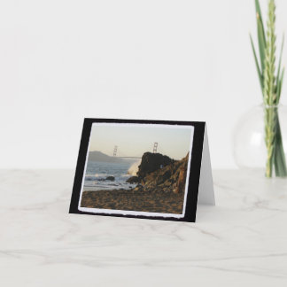 Golden Gate vom China-Strand Karte