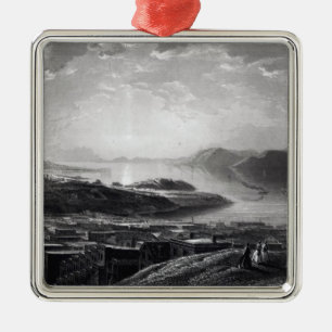 Golden Gate, vom Fernschreiber-Hügel Silbernes Ornament