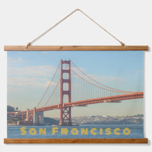 Golden Gate Wandteppich Mit Holzrahmen