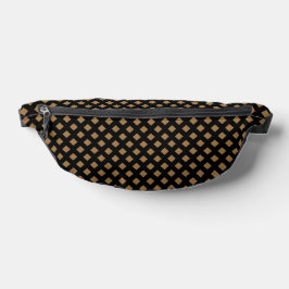 Golden Geometric Fanny Pack Bauchtasche