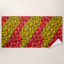 Golden Geometric Stripes - Luxe Abstrakt