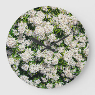 Golden Geometry: Luxuriöses Fanmotiv Große Wanduhr