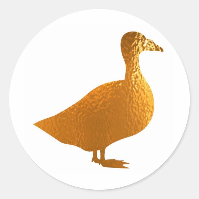 Golden Ges Classic Round Sticker (Vorderseite)