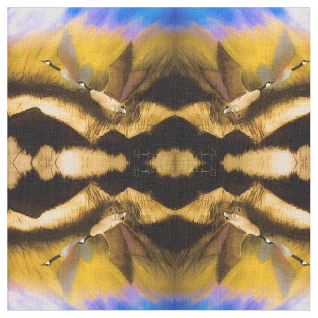 Golden Ges Stoff (Nahaufnahme)