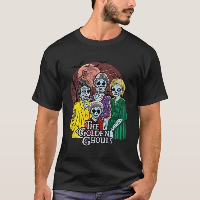 Golden Ghouls Halloween T-Shirt (Vorderseite)