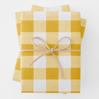 Golden Gingham Wickelrock aus der Golden hour Koll Geschenkpapier Set