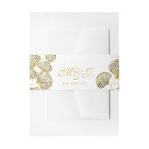 Golden Ginkgo Biloba Blätter Einladung Bel