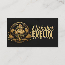 Golden Ginseng Fusion: Chinesisches Essen Visitenkarte