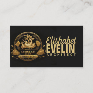 Golden Ginseng Fusion: Chinesisches Essen Visitenkarte