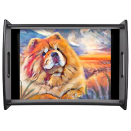 GOLDEN GIRL chow Serviertablett