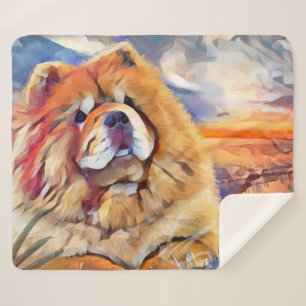 GOLDEN GIRL Chow Sherpa Decke Sherpadecke