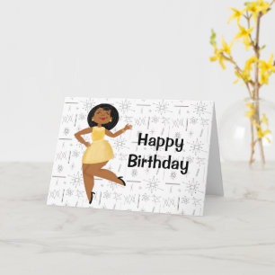 Golden Girl Geburtstag Karte