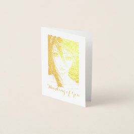 Golden Girl Message, Denken Sie an Sie Folienkarte