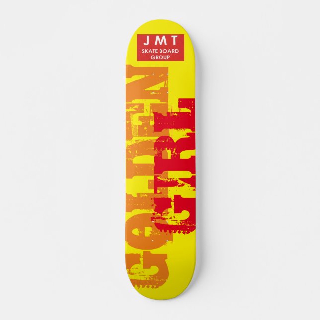 GOLDEN GIRL Skateboard, 7¾ Zoll Deck Skateboard (Vorne)