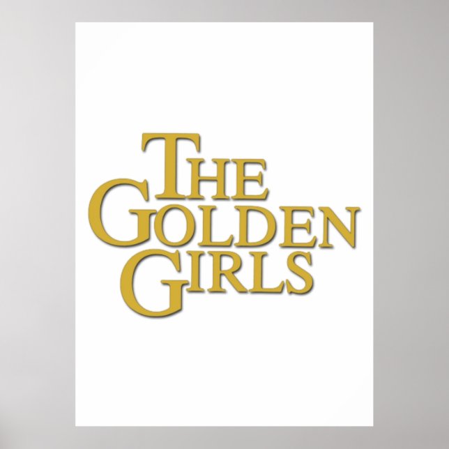 Golden Girls-Logo Poster (Vorne)