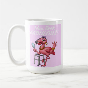 Golden Glam Flamingo Kaffeetasse