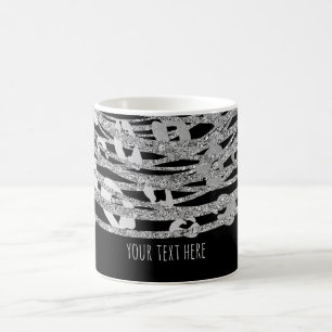 Golden Glam Gepardendruck Exotischer Tierdruck Tasse