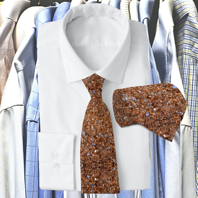 Golden Glass Stilvoll Braun Bronze Krawatte (Von Creator hochgeladen)