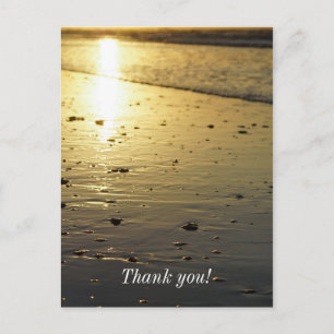 Golden Glassy Sand Postkarte