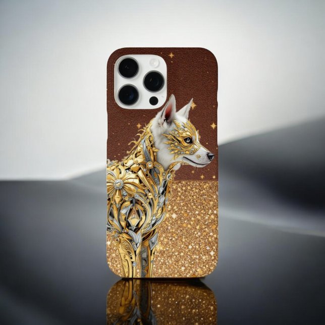 Golden Glimmer Fox Case-Mate iPhone Hülle (Von Creator hochgeladen)