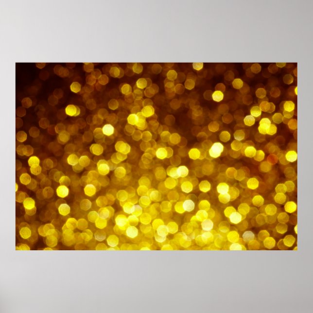 Golden Glitzer Textur Weihnachten abstrakte Hinter Poster (Vorne)