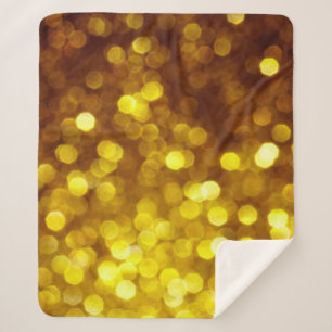 Golden Glitzer Textur Weihnachten abstrakte Hinter Sherpadecke