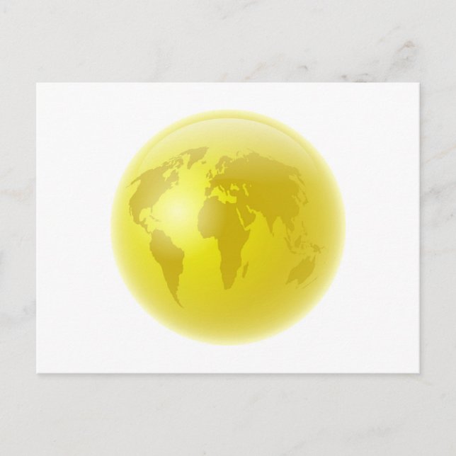 Golden Globe Postkarte (Vorderseite)