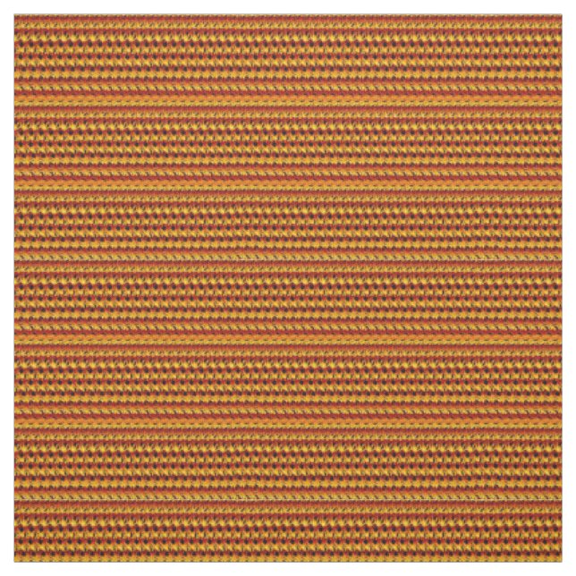 Golden Glow Brown Wicker Geometric Muster Stoff (Muster)