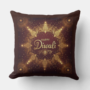 Golden Glow Diwali Kissen