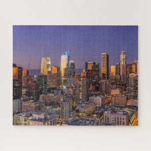 Golden Glow Los Angeles Puzzle
