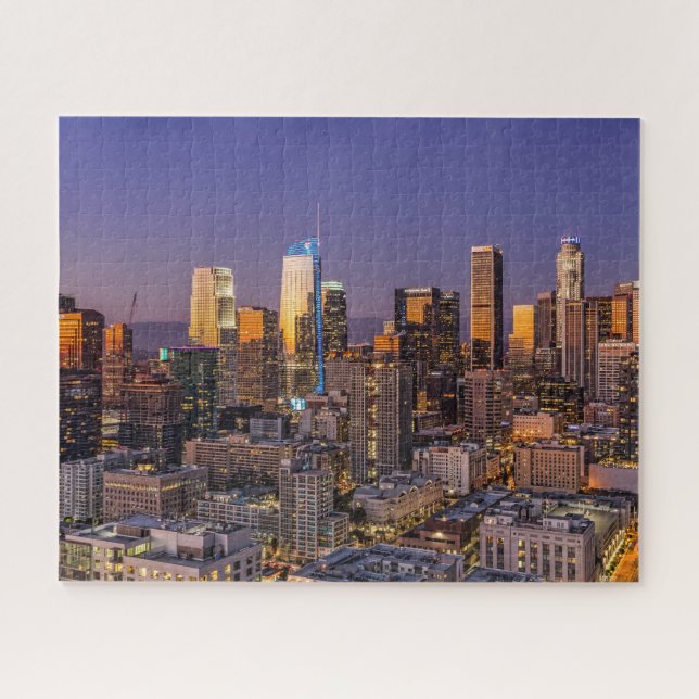Golden Glow Los Angeles Puzzle (Horizontal)