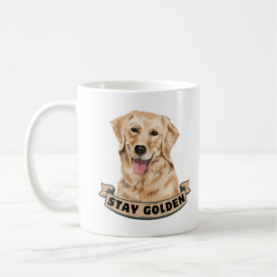 Golden, Golden Retriever Dog Lover bleibe Kaffeetasse