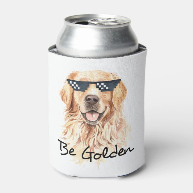 Golden Golden Retriever Dosenkühler (Kanne Vorderseite)