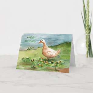 Golden Goose Birthday Card Karte